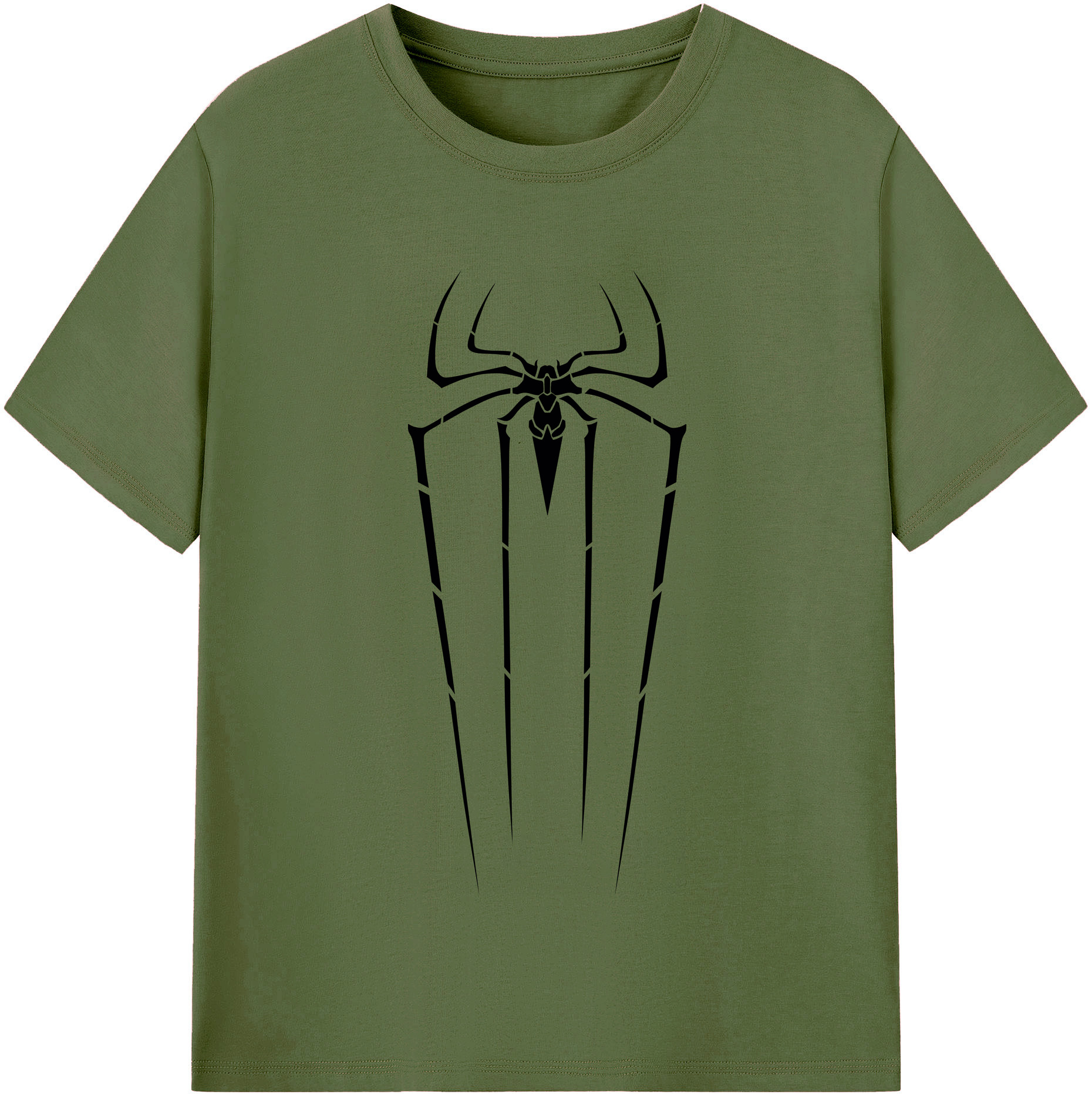 （画像用） Spider Man スパイダーマン 綿100％半袖Tシャツ（フロントプリント）